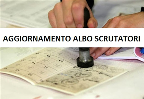 Aggiornamento albo scrutatori  anno 2024